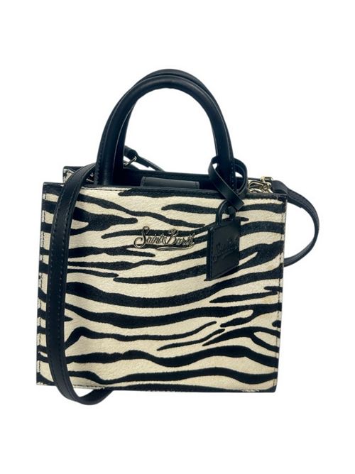 borsa donna shop bag midi zebrato MC2 Saint Barth | SHOP BAG MINI-ZEBRA BRUSHED LEATHER10
